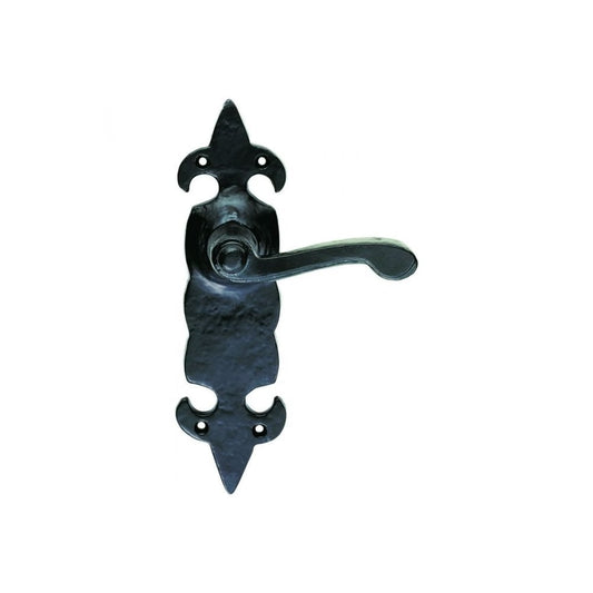 Carlisle Brass Standard Lock Blister Pack Fleur De Lys' Lever on Backplate LF5504/BP