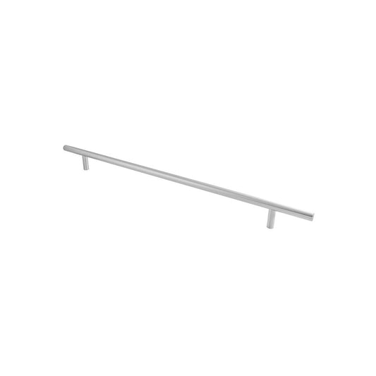 Carlisle Brass Straight T-Bar Pull Handle Grade 201 19mm Dia, 600mm Centres CSPT1600SSS/201