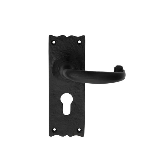 Carlisle Brass Traditional Lever on Backplate Euro Lock Boxed LF5501Y