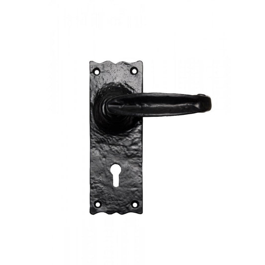 Carlisle Brass Traditional V Lever on Backplate Standard Lock Boxed LF5516