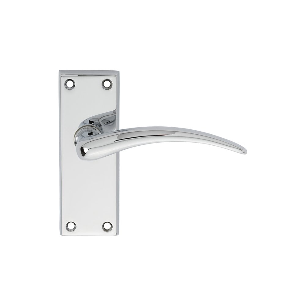 Carlisle Brass Wing Lever on Short Latch Backplate DL65CP