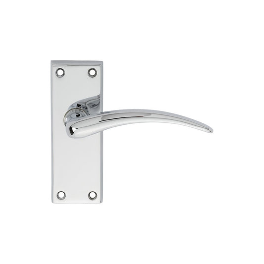 Carlisle Brass Wing Lever on Short Latch Backplate DL65CP