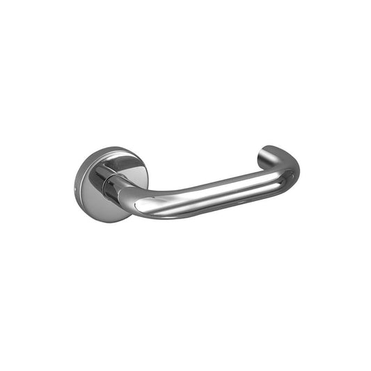 D2F ACCESSORIES A12 Door Handles with Polished Return to Door Lever A12110P