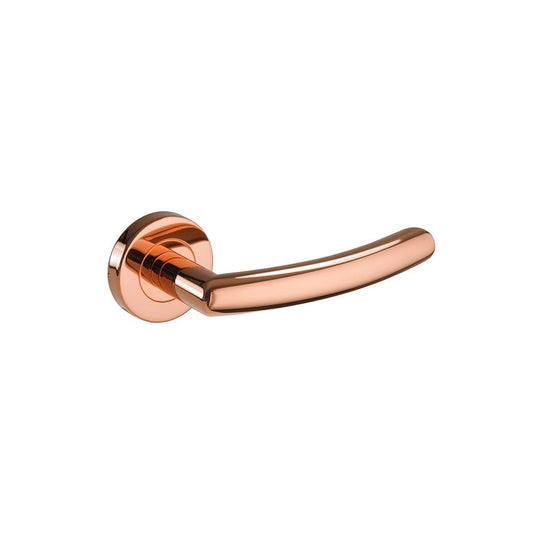 D2F ACCESSORIES Curved mitred copper door handle B1610CU