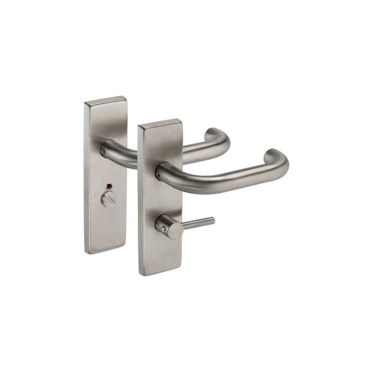 D2F ACCESSORIES Disabled Door Handle on Bathroom Lock Backplate J121572S