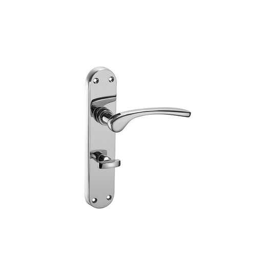 D2F ACCESSORIES Lever on Radius End Bathroom Plate K0316PZ