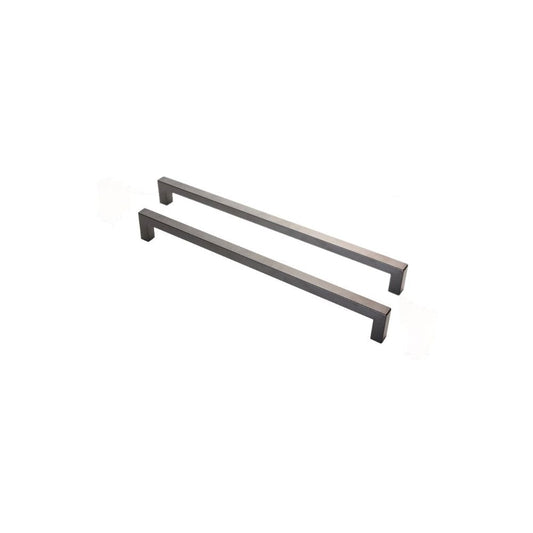 D2F ACCESSORIES Matt Black Pair Of Square Pull Handles D2FPSPLL