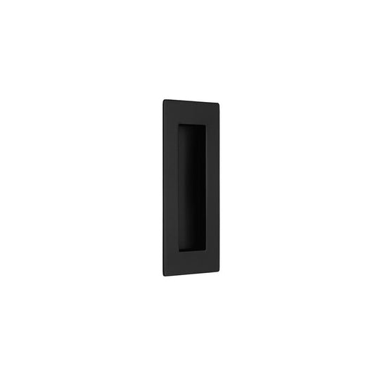 D2F ACCESSORIES Rectangular Matt Black Flush Pull Handle D2FRFPH