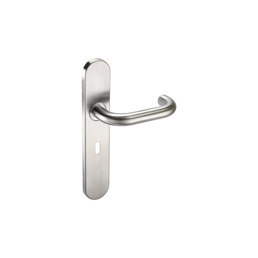 D2F ACCESSORIES Sprung Lever lock on a radius backplate K123