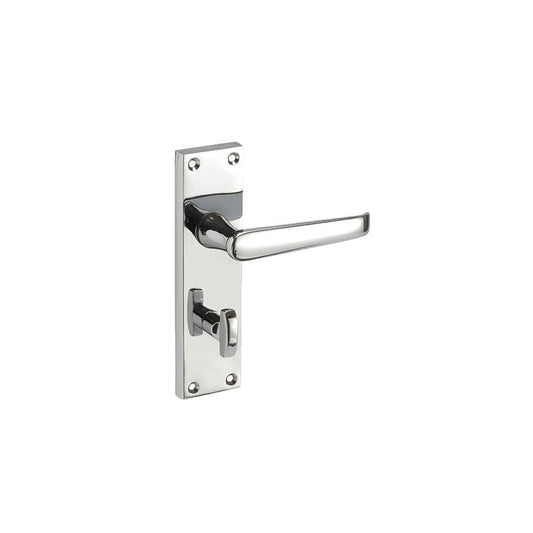 D2F ACCESSORIES Victorian Lever on Bathroom plate 57mm centres M02016