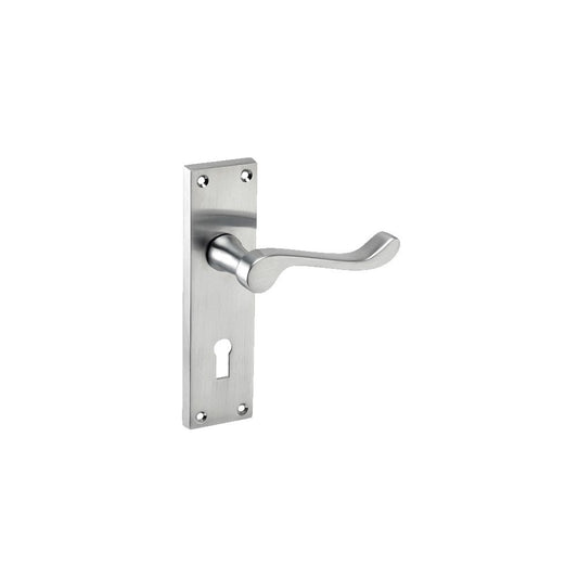 D2F ACCESSORIES Victorian Scroll Lever on Lock Plate M01013