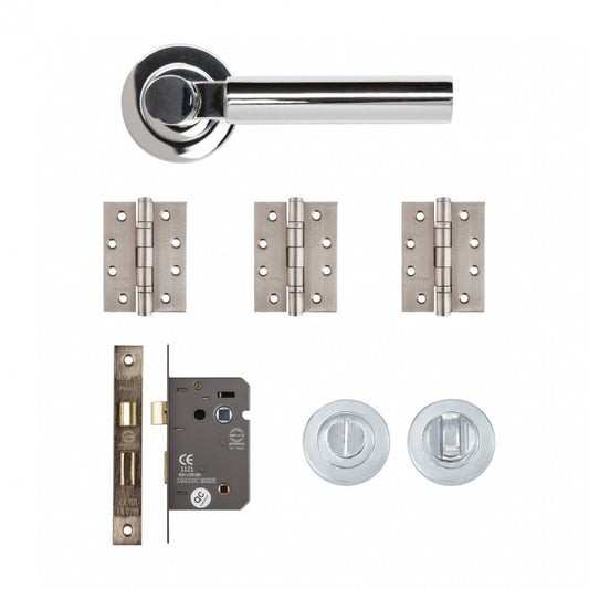 Deanta Arcadia Polished Chrome Bathroom Set ARCBAK