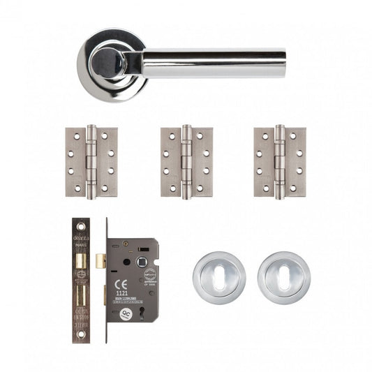 Deanta Arcadia Polished Chrome Bedroom Pack ARCMOK