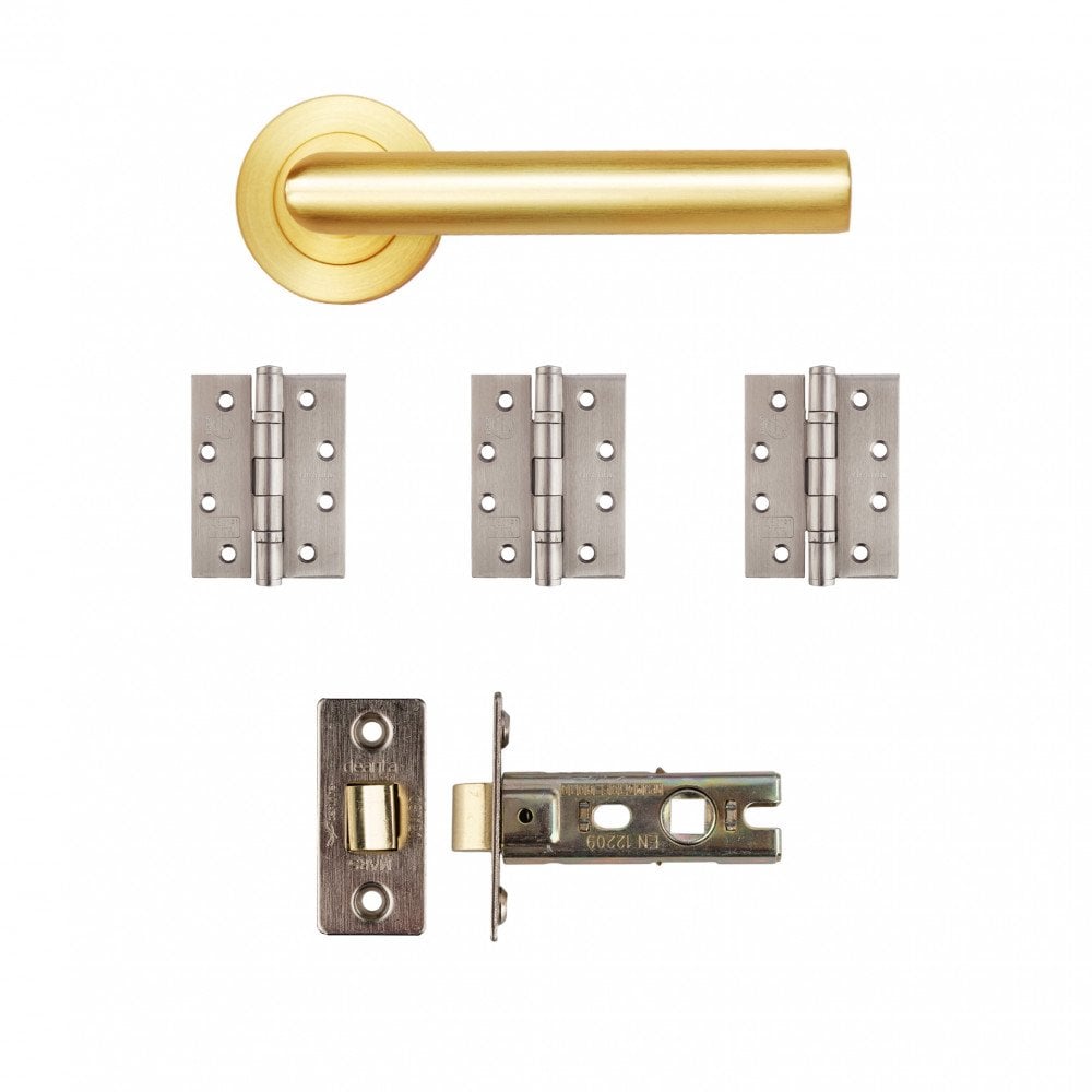 Deanta Ares Satin Brass Handle ARELAK