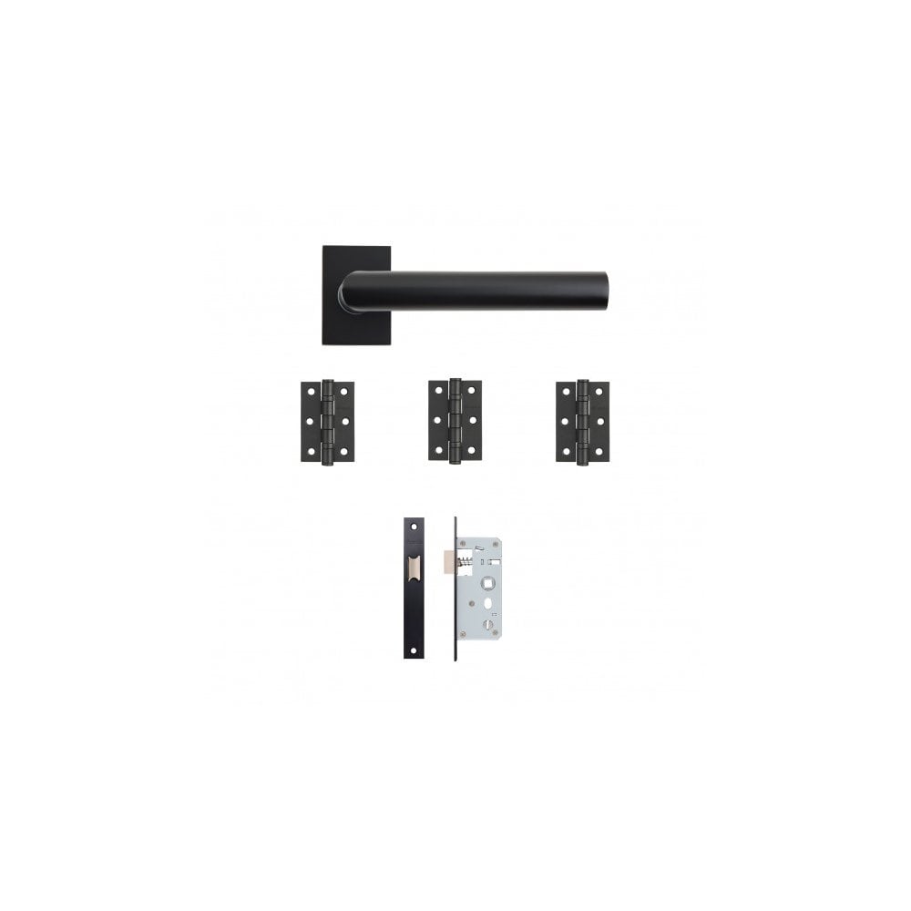 Deanta Ares Urban Matt Black Latch Kit AREULAK