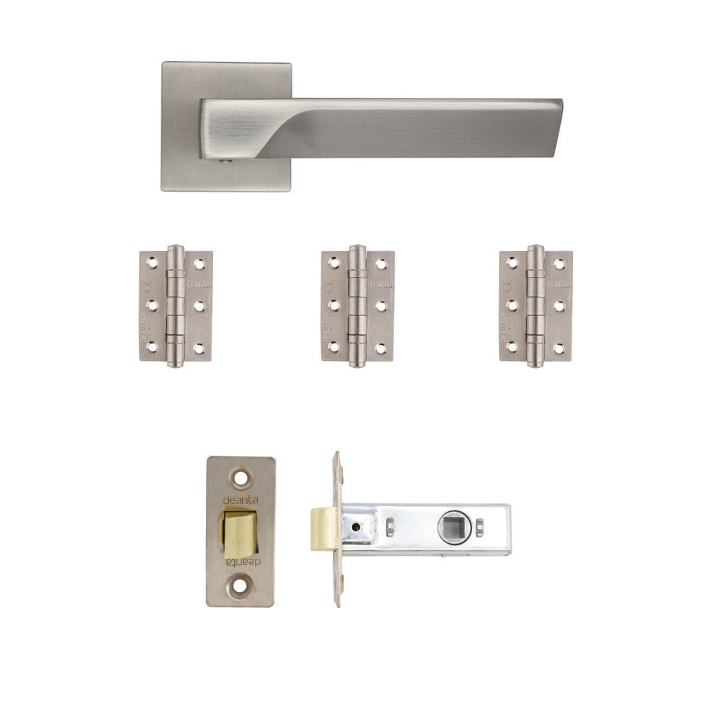 Deanta Athens Satin Nickel Handle Pack ATHLAKSN