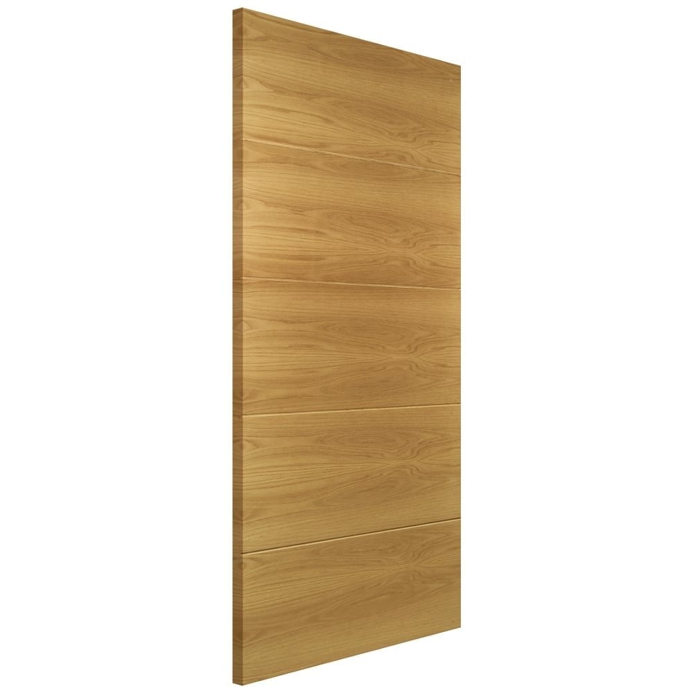 Deanta Augusta Fully Finished Internal Oak Fire Door 45AUGF/DXFSC