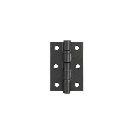 Deanta Black Steel BSEN 1935 Rated Square Hinges (Pair) HS76502BL