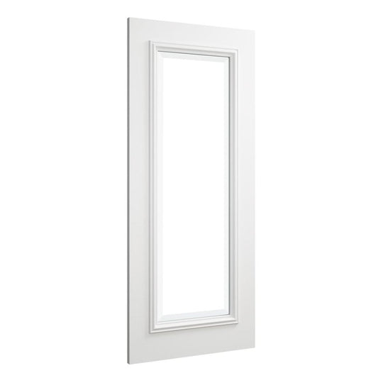 Deanta Blenheim White Primed Internal Door With Bevelled Glaze 35BLEGWHPFSC