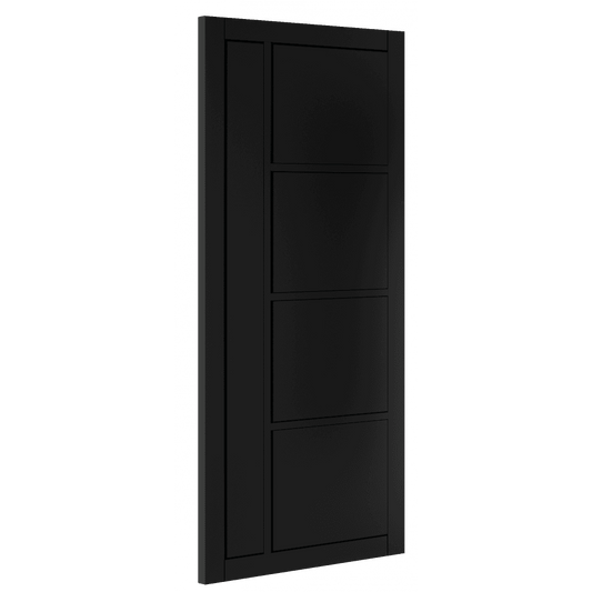 Deanta Brixton Fully Finished Internal Black Door 35BRIBLP