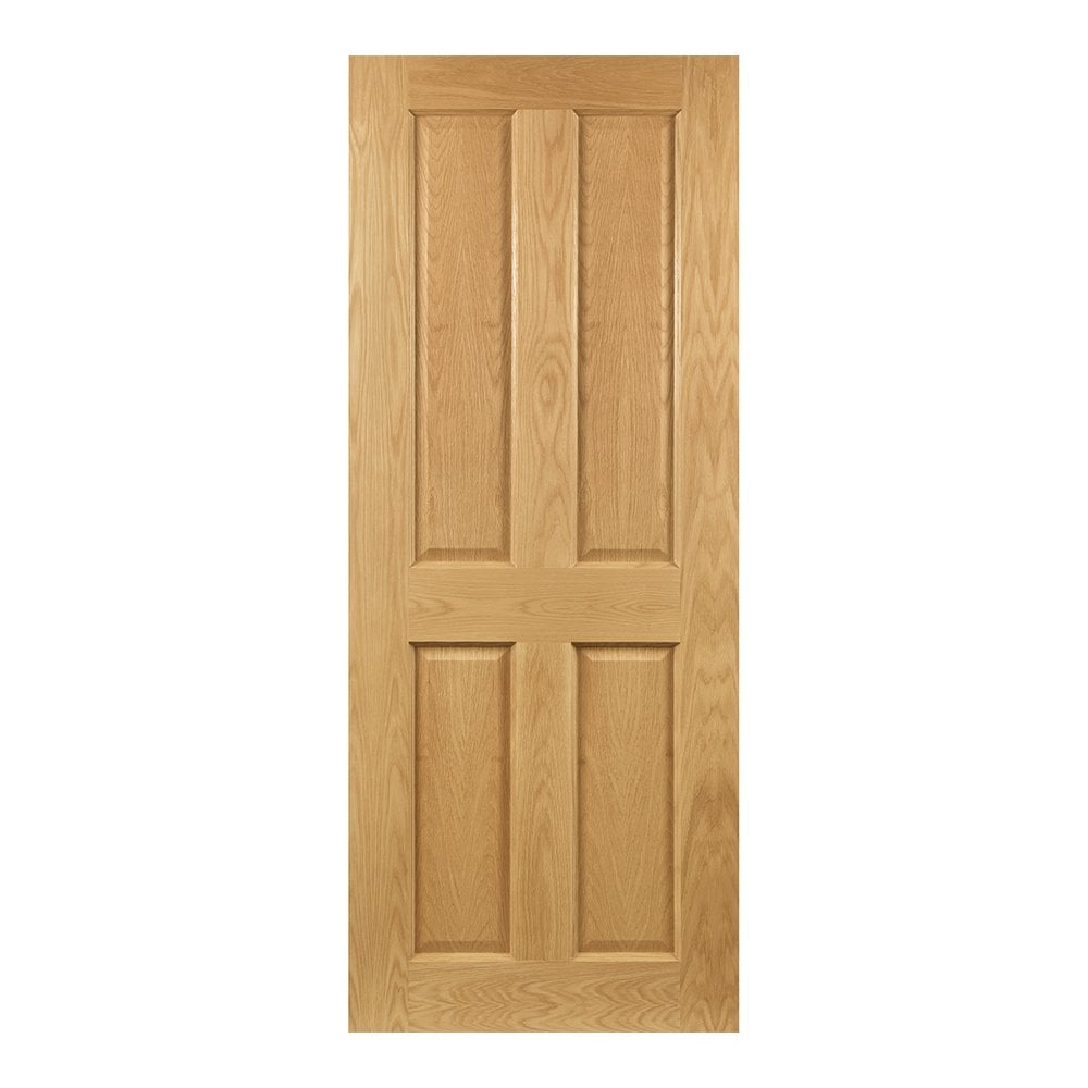 Deanta Bury Fully Finished Internal Oak Fire Door 45NM4F/DXFSC, view 3
