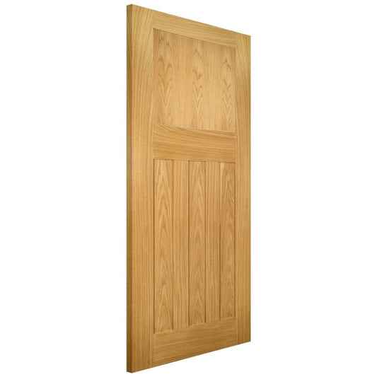 Deanta Cambridge Unfinished Internal Oak Door 35CAMBUNX