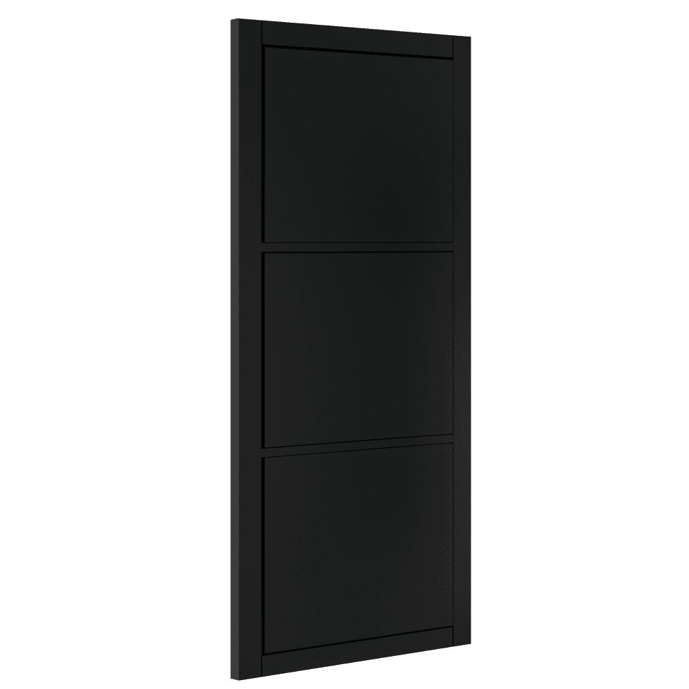 Deanta Camden Fully Finished Internal Black Door 35CAMBLP