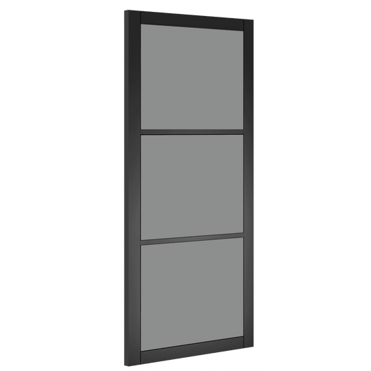 Deanta Camden Fully Finished Internal Black Door with Tinted Glass 35CAMTGBLP