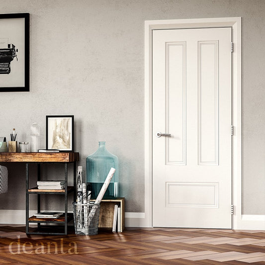 Deanta Canterbury White Primed Internal Door 35CANWHP