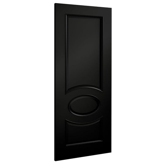 Deanta Clarendon Black Fully Finished Internal Door 35CLABL