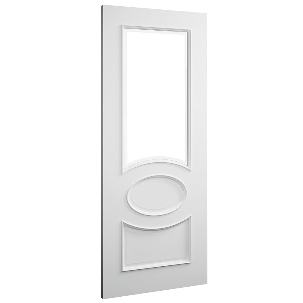Deanta Clarendon White Primed Glazed Internal Door 35CLAGWHP