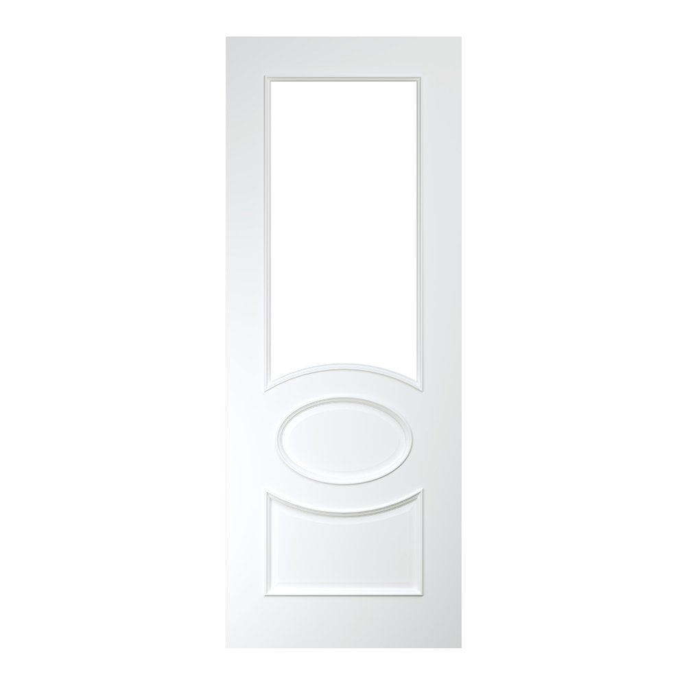 Deanta Clarendon White Primed Glazed Internal Door 35CLAGWHP