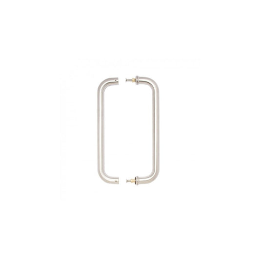 Deanta D-Pull Handle Pair Satin Steel 22mm DHPH322DD