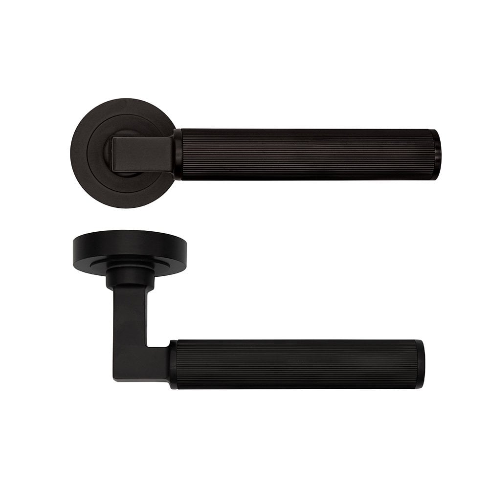Deanta Delphi Matt Black Handle Pair DHDELHNDMB