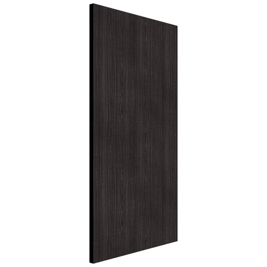 Deanta Flush Dark Grey Ash FD30 6mm Lipping Fire Door 45FLDGFDX