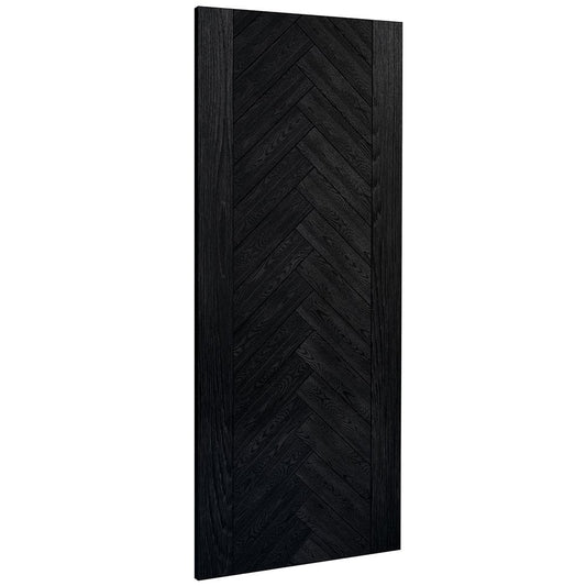 Deanta Fontaine Brushed Black Internal Oak Door 35FONBX