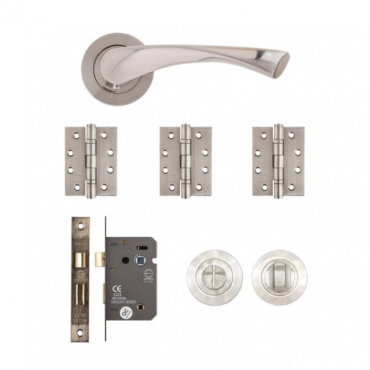 Deanta Fortuna Bathroom Kit Satin Finish FORBAK