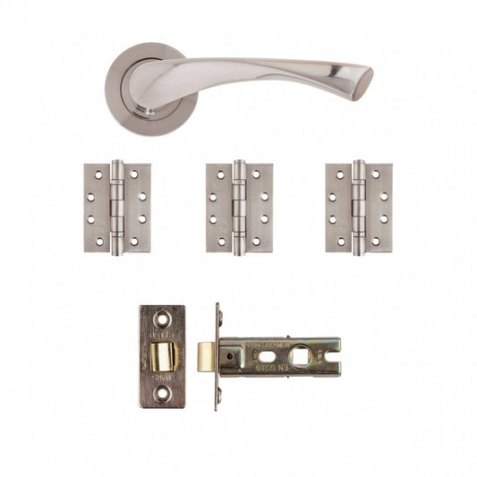 Deanta Fortuna Latch Kit Satin Finish FORLAK