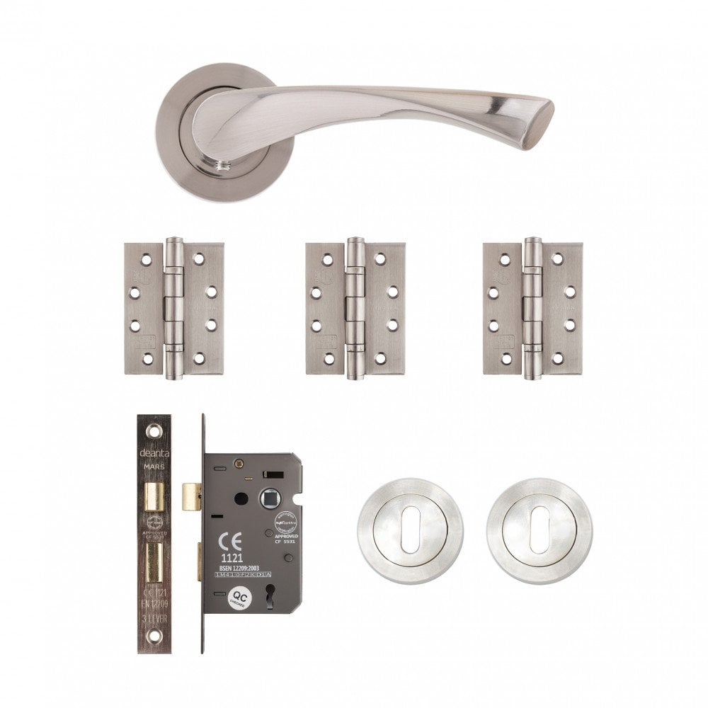 Deanta Fortuna Mortice Kit Satin Finish FORMOK