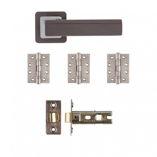 Deanta Hadrian Latch Kit Matt Satin Black Finish HADLAK