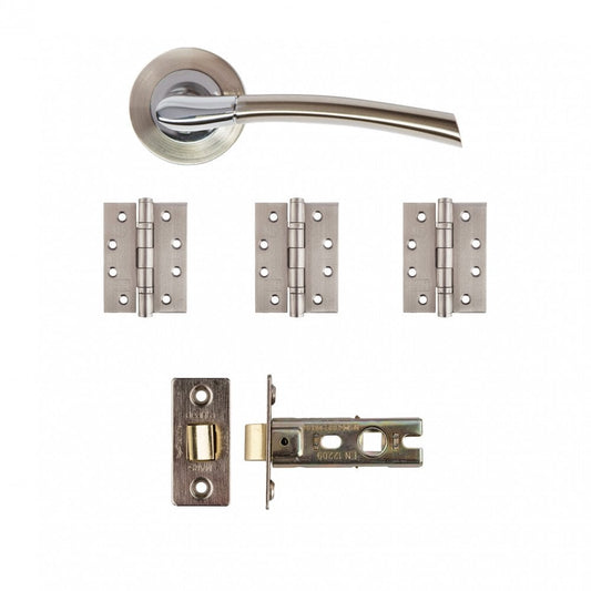 Deanta Hera Latch Kit Satin Nickel Chrome Finish HERLAK