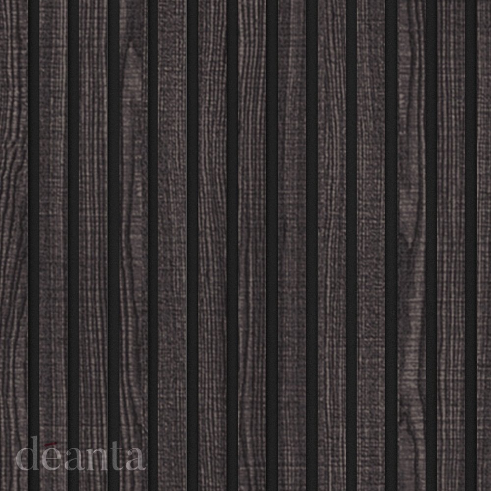 Deanta Immerse acoustic panelling in dark grey ash