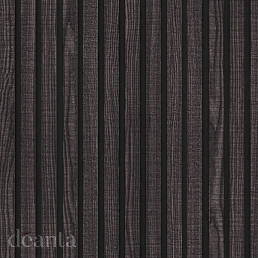 Deanta Immerse acoustic panelling in dark grey ash