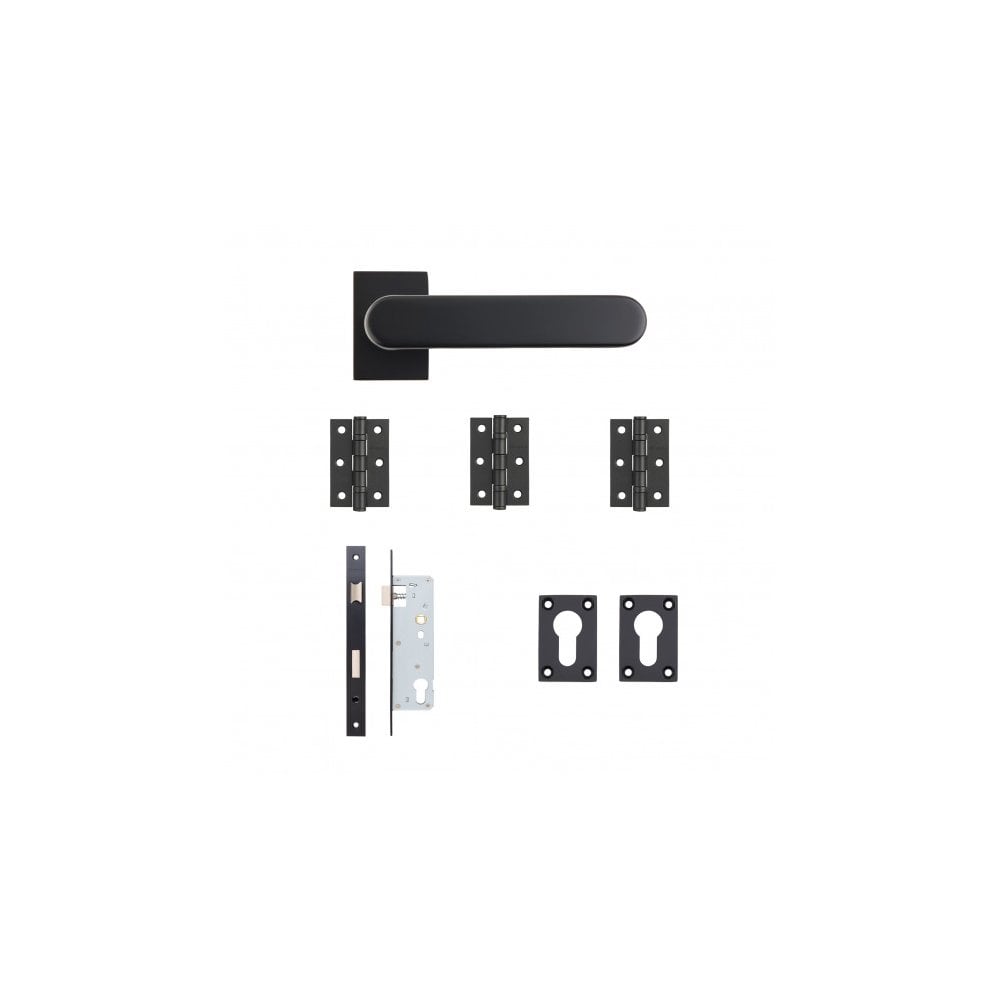 Deanta Juno Matt Black Urban Sashlock Kit JUNUMOK
