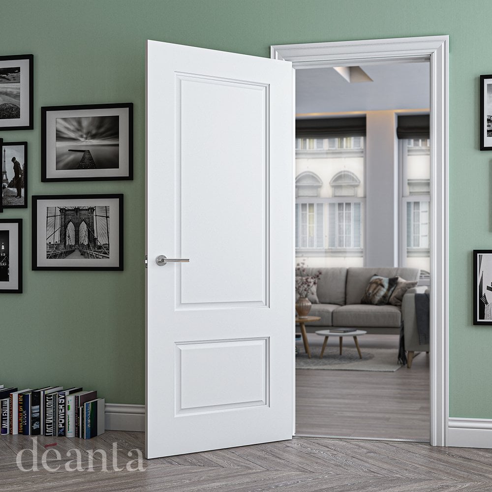 Deanta Madison White Primed Internal Door 35NM3WHP