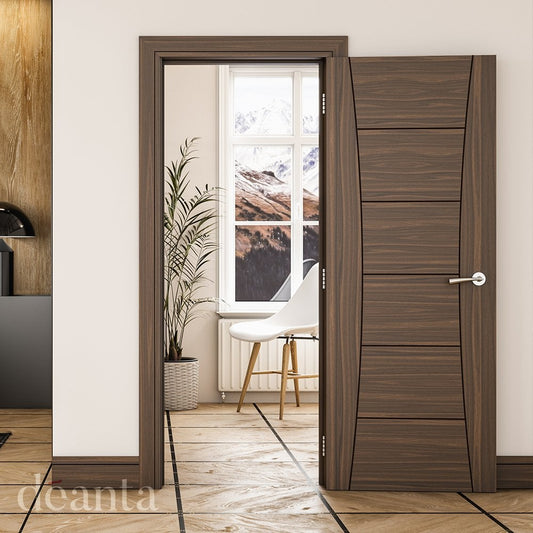 Deanta Pamplona Fully Finished Internal Walnut Door 35PAMPWXFSC