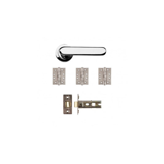 Deanta Parga Latch Kit Polished Chrome Finish PARLAK