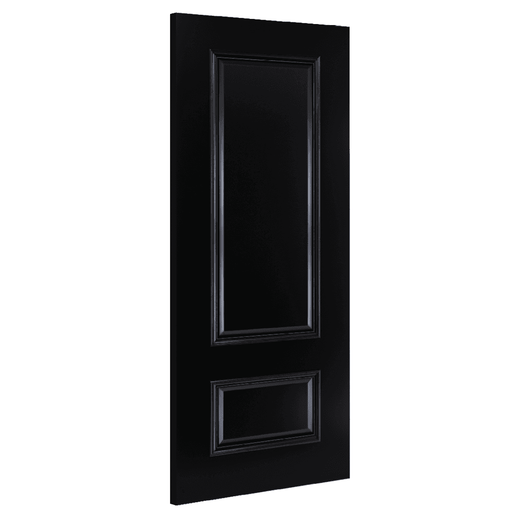 Deanta Sandringham Fully Finished Internal Black Fire Door 45SANFDBL