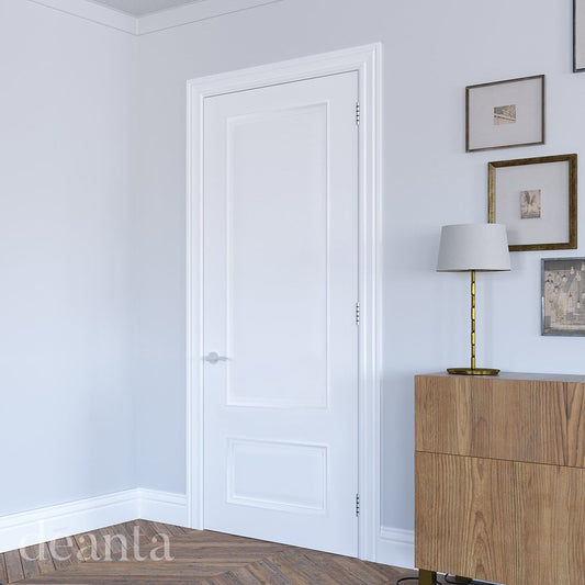 Deanta Sandringham White Primed Internal Door SANWHPFSC