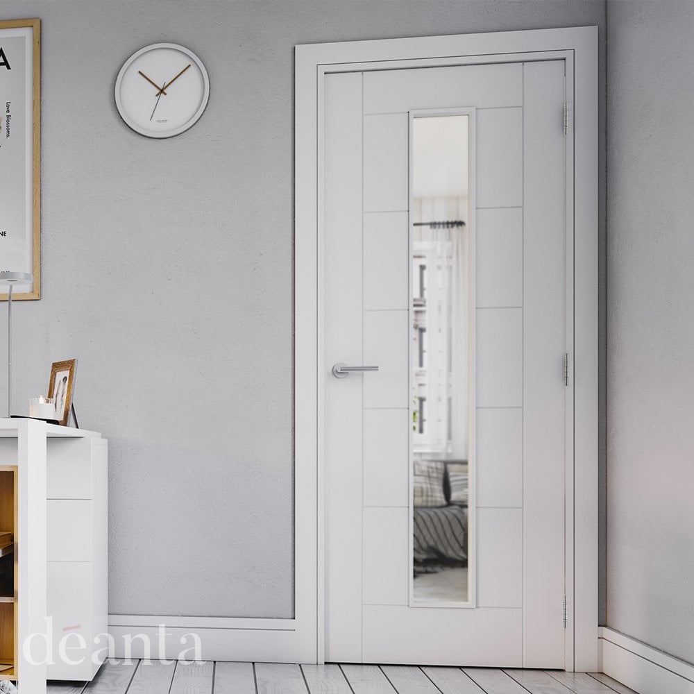 Deanta Seville White Primed Glazed 1L 35SEVCGWHP